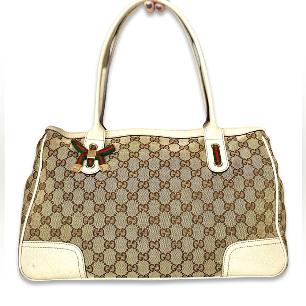 GUCCI Medium GG Canvas Prince Tote Preloved